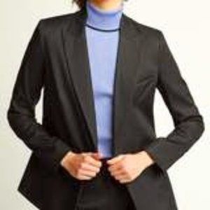 NWT Argent Black Double Breasted Blazer (Size 0)